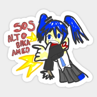 Miku Baka Ameo (Hatsune Miku) Sticker